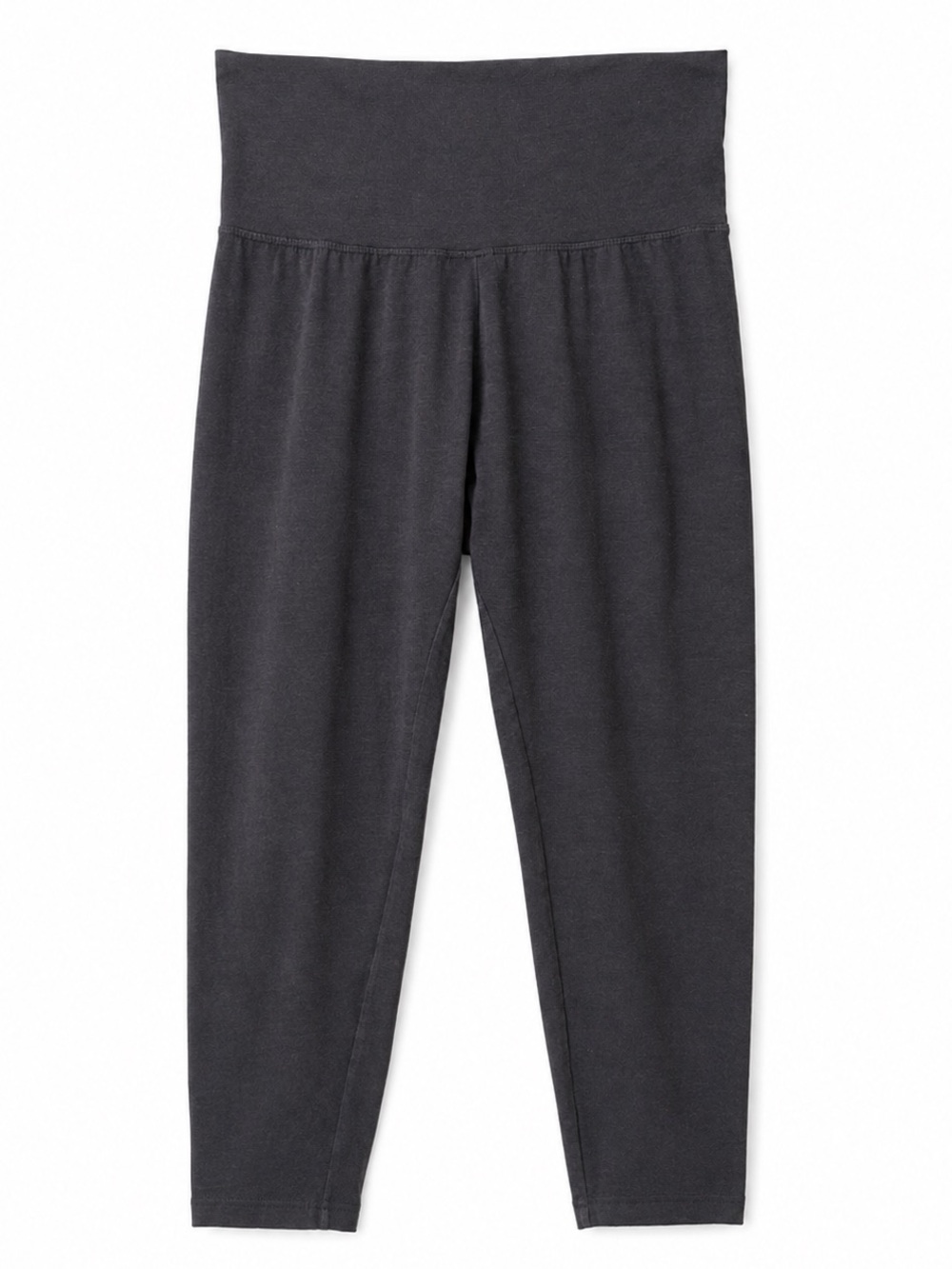 Feathers Dark Gray High Waist Cropped Jogger Pants Size Medium